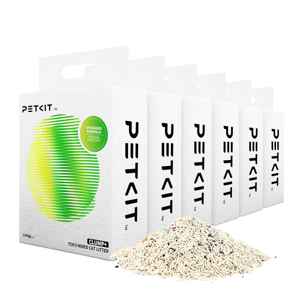 6 Bags Mixed Tofu Clumping Cat Litter
