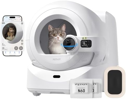 AI-Powered Self-Cleaning Cat Litter Box with Health Monitoring