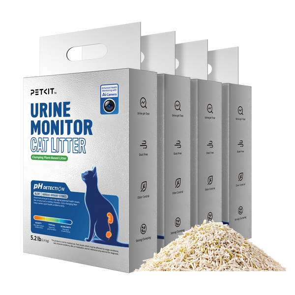 4 Bags Urine Monitor Cat Litter